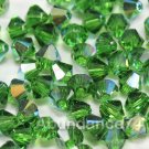 72 4mm Swarovski Crystal 5328 Xilion bead Fern Green AB