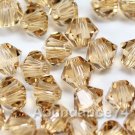 72pc 4mm Swarovski Crystal 5328 beads Lt Colorado Topaz