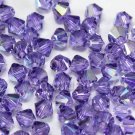 24 pcs Swarovski Crystal 5301 Bicone 6mm Beads TANZANITE AB