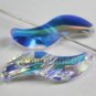 2pcs Swarovski Crystal Beads 5525 Wave Beads 19mm Crystal Clear AB
