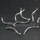 10 Pieces Sterling Silver Spiral Tube Bead Spacer 1.2mm X 20mm ST02