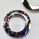 2 pcs Swarovski 4139 Cosmic Ring 20mm Crystal Volcano