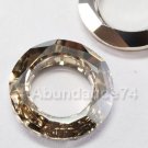 2 Swarovski 4139 Cosmic Ring 14mm Crystal Golden CAL