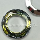 2 pcs Swarovski 4139 Cosmic Ring 14mm Crystal Sahara