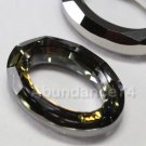 2 Swarovski Crystal Fancy 4137 Cosmic Oval Tabac 15mm