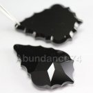 1 piece Swarovski Crystal 8901 BAROQUE 38mm JET