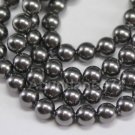 Swarovski Crystal Pearl 5mm 5810 Round Ball Dark Grey