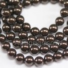 Swarovski Crystal Pearl 3mm 5810 Round Ball Deep Brown
