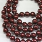 Swarovski Crystal Pearl 3mm 5810 Round Ball Maroon