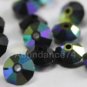 Swarovski Crystal Elements 5305 5mm Spacer Beads - Jet AB