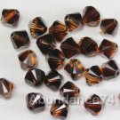 24 Swarovski Crystal 5328 Xillion 6mm Beads Topaz Blend