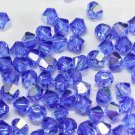 24 pcs Swarovski Crystal 5301 Bicone 6mm Beads SAPPHIRE AB
