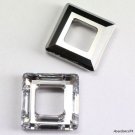 1 pc Swarovski 4439 Square Frame 30mm Crystal Comet CAL