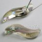 2pcs Swarovski Crystal Pendants 6525 Wave Pendants 19mm Crystal Luminous Green