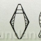 2pcs Swarovski 6727 18mm Fish Pendant Crystal Clear AB