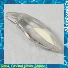 Swarovski Crystal 6904 Leaf Pendants Silver Shade NEW
