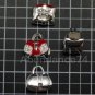 1 piece Sterling Silver CUTE EPOXY COLOR HANDBAG European Bead Charm C24