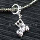 1 piece 925 Sterling Silver CAR European Bead Charm C14