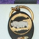 Black Hills Gold North Dakota State Quarter Key Ring