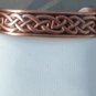 Copper Cuff Bracelet Medium Celtic Design Adjustable Made In South Dakota