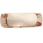 Copper Ring Band Plain Brilliant 1/4" Unisex