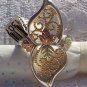 Black Hills Gold Ring Ladies 4 Leaf 10K Grapes 1 1/4"