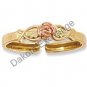 Black Hills Gold Rose & Vines Toe Ring