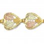 Black Hills Gold Hearts Ladies Bracelet 7 1/2"