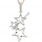 Black Hills Gold Three Stars Pendant Necklace