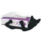 Tissue BOX Pet Series Siamese Cat Black