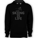 Skiing Hooded Men's Pullover Hoodie - Skiing is Life Sweatshirt Winter Sport New Skiing Hooded Men's Pullover Hoodie - Skiing is Life Sweatshirt Winter Sport New
