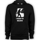 Bigfoot Sasquatch I Want To Believe Men's Pullover Hoodie Sweatshirts Black New Bigfoot Sasquatch I Want To Believe Men's Pullover Hoodie Sweatshirts Black New