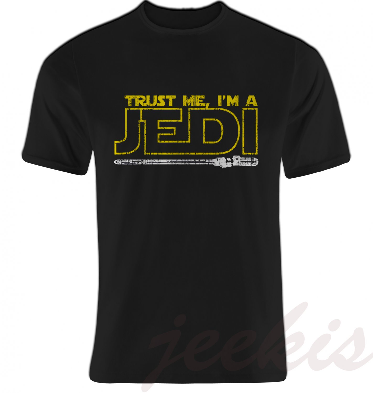 Trust Me I'm A Jedi T-Shirts Funny Retro Humorous Saracastic Tee Black Size S-5XL New