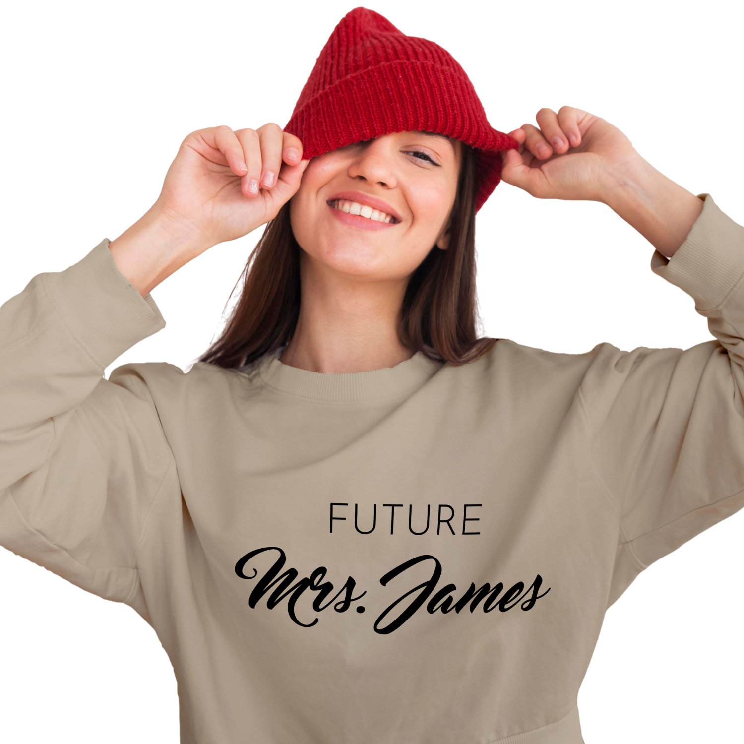 Future Mrs Sweatshirt Custom Name Engagement Gift Women Sweater New