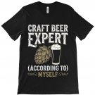 Funny Craft Beer T-Shirt - "Self-Proclaimed Expert" - Real Ale & IPA Lover Gift - Men's Tee UK