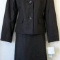 Suit Studio Skirt Suit NWT $$$ 10 UK 14 DARK Brown Silver UPTOWN GLAMOUR NWT $$$