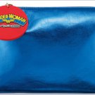 MAC WONDER WOMAN Blue Foil Makeup BAG AUTHENTIC MAC WONDER WOMAN Blue Foil Makeup BAG AUTHENTIC