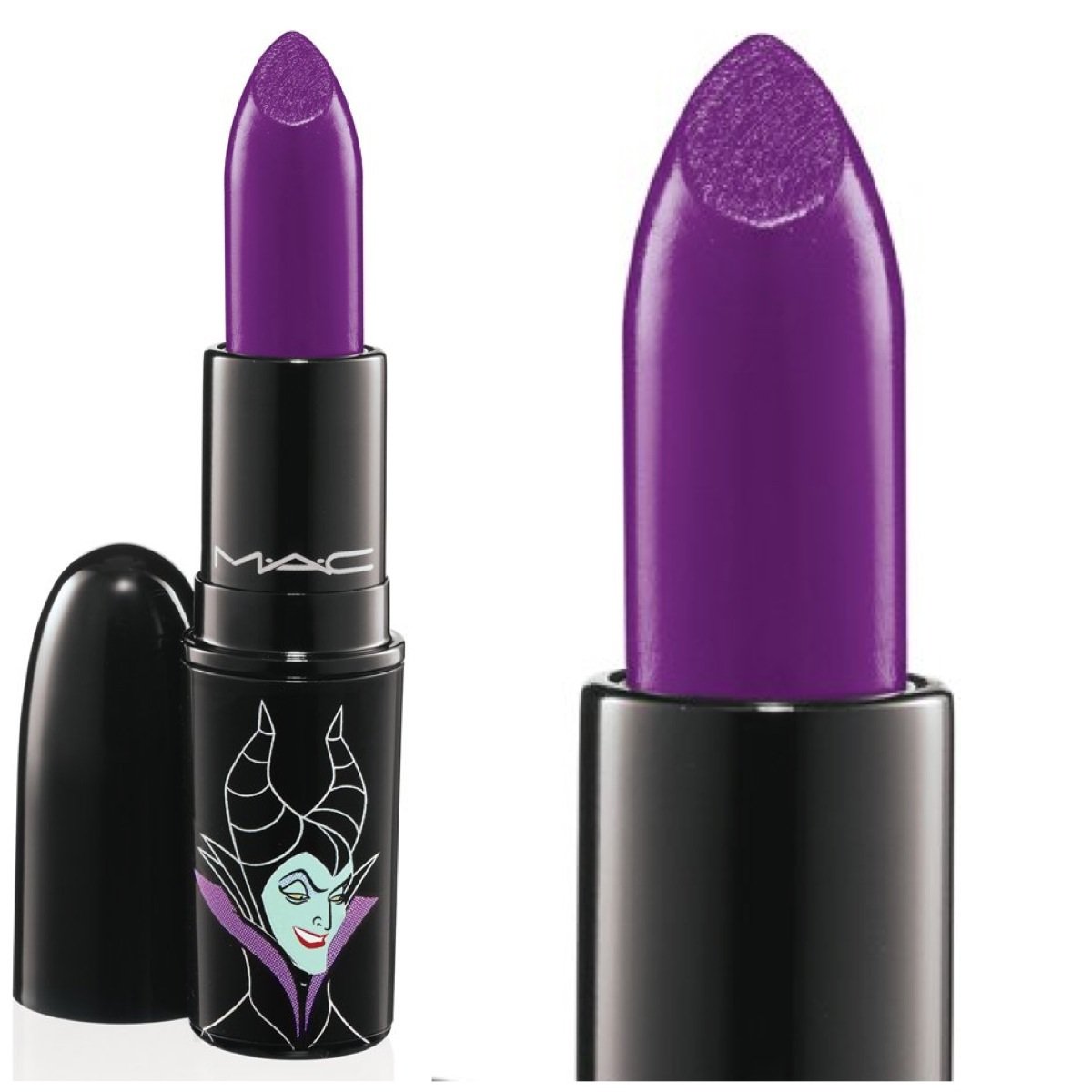 MAC Violetta VENOMOUS VILLAINS Maleficent Amplified Lipstick AUTHENTIC NIB.