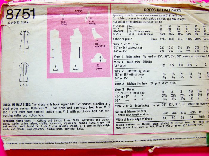 70s Vintage Dress Sailor Tie Collar V Neck Collarless A Line B 35 ...