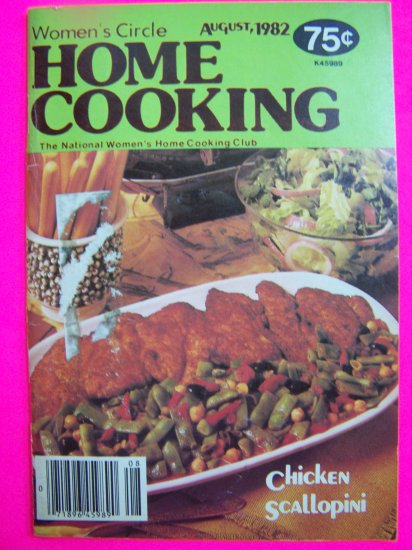 Vintage 80s Womens Circle Home Cooking Cookbook Country Recipes Cook Book