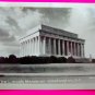 Vintage 1930s Photograph Lincoln Memorial Washington DC Rideout Black White Picture