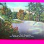 Vintage 40s Linen Postcard Landscape scene on West Mountain Hot Springs National Park Arkansas.