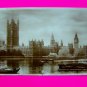 Vintage Postcard 1930s Houses of Parliament Victoria Tower Big Ben Valentine's Post Card