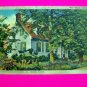 Vintage 40s Postcard West House Yorktown 1940 Antique