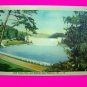 1940s Linen Postcard Loch Raven Dam and Spillway near Baltimore MD Maryland Post Card