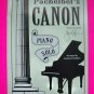 Pachelbels Canon Piano Solo Music Book Sheets