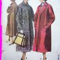 1950s Vintage Clutch Coat Jacket Easy Sewing Pattern 4262