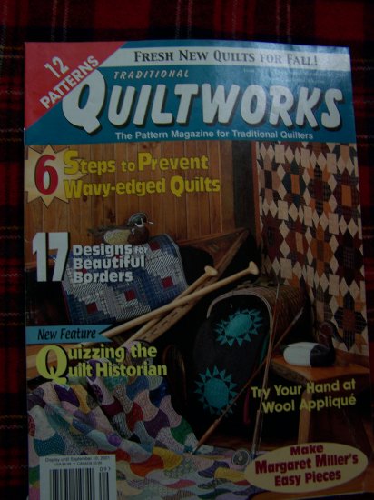 Quiltworks Quilting Pattern Magazine # 75 Sept 2001 Quilt Patterns