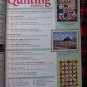 Quilting Today Pattern Magazine Quilt Patterns # 56 Oct 1996