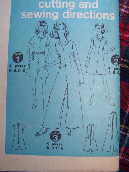 Vintage Womens Jumpsuit in Pants or Romper Sz 12 1/2 Sewing Pattern ...